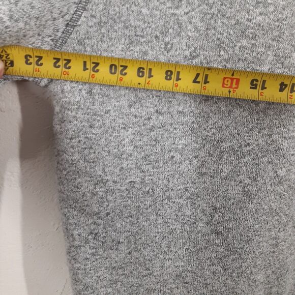 Orvis 1/4 Zip Sherpa Fleece Lined Pullover Sweater Heather Gray Mens Size M YKK - Picture 11 of 12